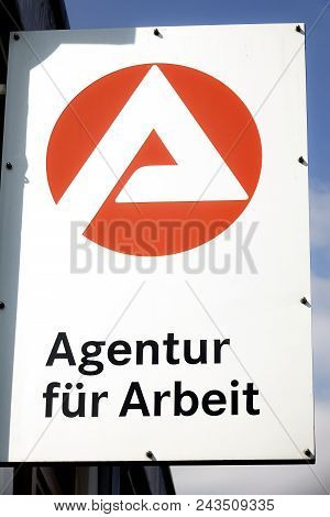 Wetzlar, Germany - March 25, 2018: Logo Of The Bundesagentur Für Arbeit, German For Federal Agency F