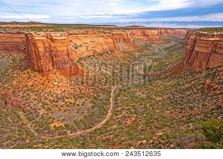 Remote Ute Canyon On The West In Colorado National Monument In Colorado
