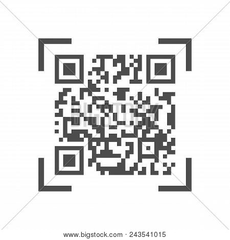 Machine-readable Qr Code For Scanning On Devices And Barcode Scanners