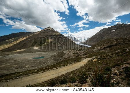 Beautiful Nature On The Way To Rangdum, North Of India.