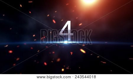 Countdown Motiongraphic 10 To 0. Countdown Start. Amazing Countdown Animation. Ready For Race, Event
