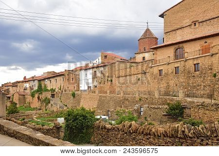 Village Of La Iglesuela Del Cid, Maestrazgo, Teruel Province, Aragon, Spain