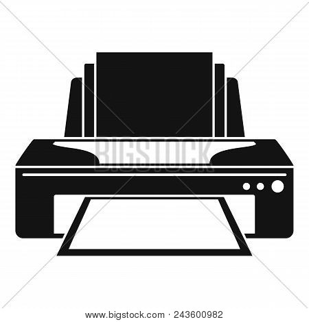 Jet Printer Icon. Simple Illustration Of Jet Printer Vector Icon For Web Design Isolated On White Ba