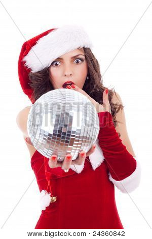 Mujer sexy de Santa