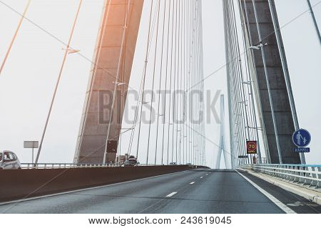 The Normandy Bridge In France