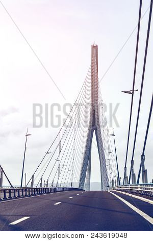 The Normandy Bridge In France