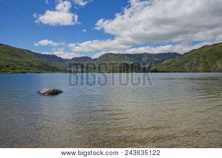 Lake of Sanabria, near Puebla de Sanabria, Castilla y Leon, Spain