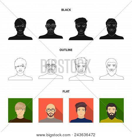 The Face Of A Bald Man With Glasses And A Beard, A Bearded Man, The Appearance Of A Guy With A Haird