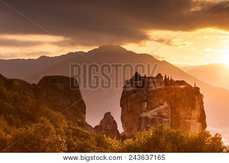 Monastery Of The Holy Trinity I In Meteora, Greece