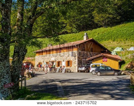Refuge Orisson On The Napoleon Route Of The French Camino - St Jean Pied De Port, France, 2 Septembe