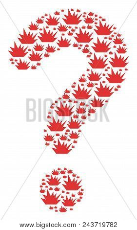 Unknown Composition Built Of Boom Explosion Objects. Vector Boom Explosion Icons Are Arranged Into S