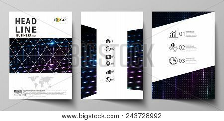 Business Templates For Brochure, Magazine, Flyer, Booklet Or Annual Report. Cover Design Template, E