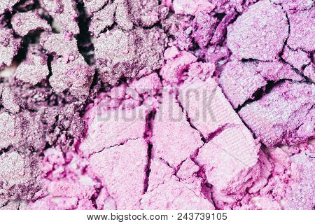 Eye Shadow Texture, Purple And Ultraviolet Colors, Cracked Background