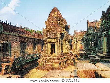 Siem Reap, Cambodia - March 1, 2016: Banteay Samre Temple Complex At Angkor, Siem Reap, Cambodia.