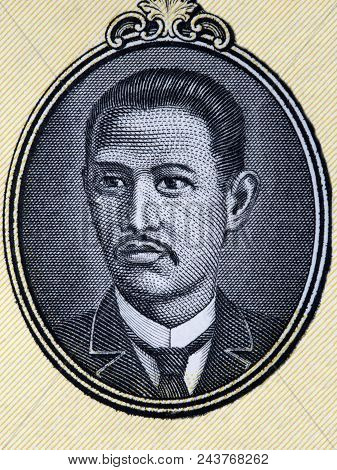 Graciano Lopez Jaena Portrait From Old Philippine Peso
