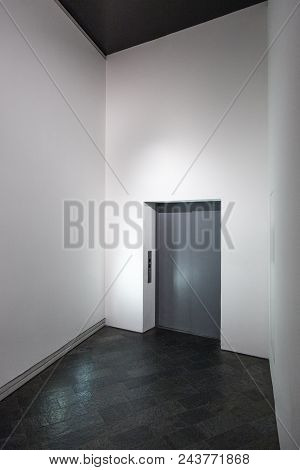 Elevator In European Edifice, Modern Escape Lift, Elevator In Office Building, Escape Elevator, Lift