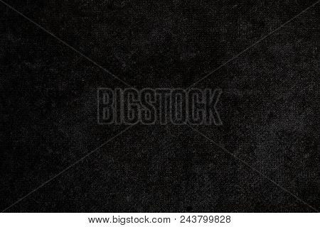 Black Vintage Background. Rough Dark Wall, Grunge Texture