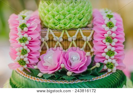 Thailand Wedding, Ceremony.thai Khan Makk Procession.wedding Dowry, The Dowry Marriage In Thailand.