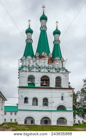 Alexander-svirsky Monastery Is Orthodox Monastery In The Leningrad Region, Russia. Belfry