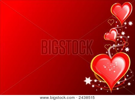 Valentines Herzen und Sternen bewertet
