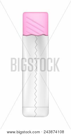 Halfopen Gum Stick Mockup. Realistic Illustration Of Halfopen Gum Stick Vector Mockup For Web Design