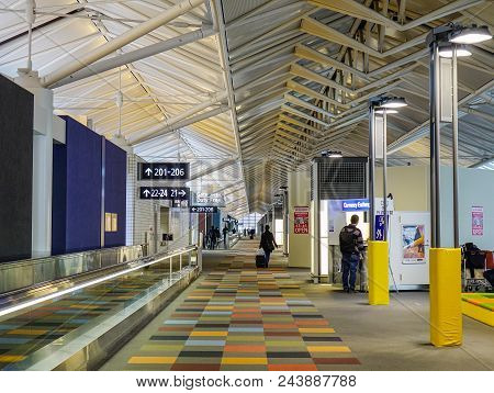 Nagoya, Japan - Mar 19, 2018. Interior Of Chubu Centrair Airport (ngo) In Nagoya, Japan. Chubu Centr