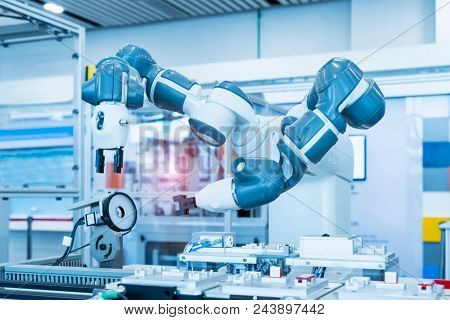Robotic and Automation system control application on automate robot arm