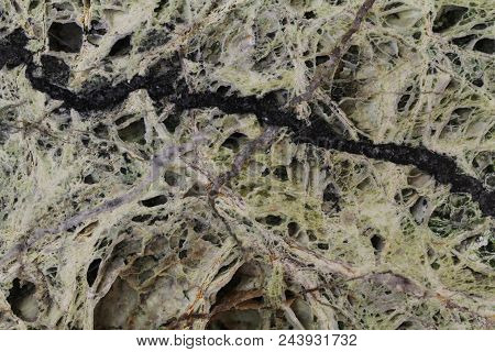 Serpentinite Mineral Texture As Very Nice Natural Background