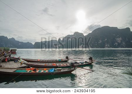 Travellers Boat In The Sea In The Southern Of Thailand.cr2