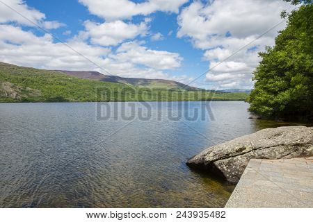 Lake of Sanabria, near Puebla de Sanabria, Castilla y Leon, Spain