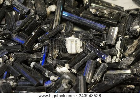 Tourmaline Mineral Texture As Very Nice Natural Background