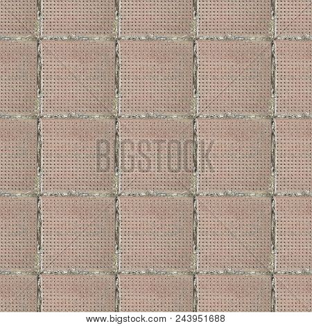 Abstract Seamless Pattern For Designers With Concrete Causeway Road From Clay
