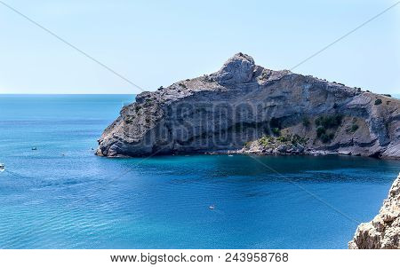 Beautiful View Of The Dolphin Rock. Breathtaking Spirit