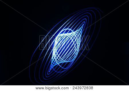 Beautiful Lightpainting Photo. I Use A Single Blue Led And Long Exposure