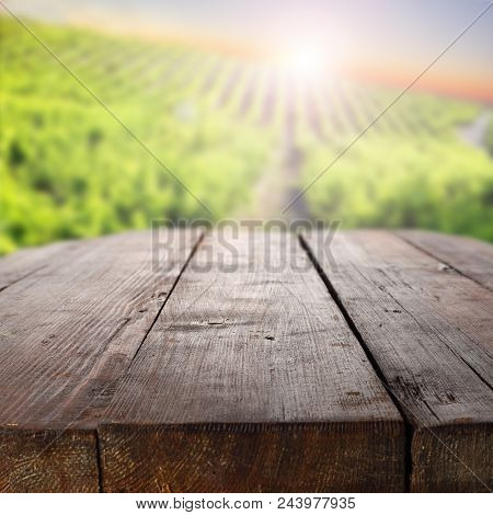 Table, Empty, Wooden Wood Background Space Interior