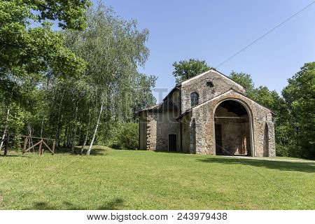 The Archeological Area Of Castelseprio (varese, Lombardy, Italy): Ruins Of A Village Destroyed In Th