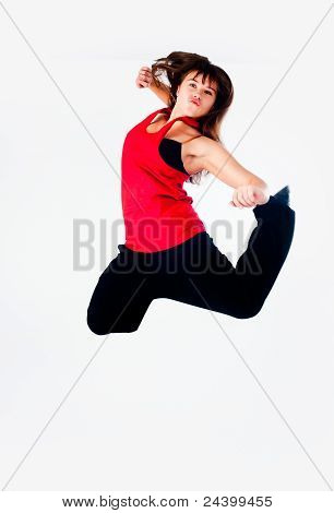 Giovane ragazza che balla