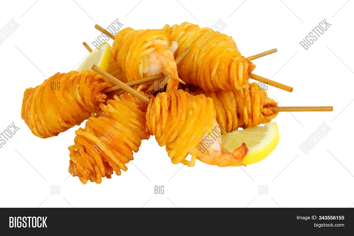Potato String Spiral Image Photo Free Trial Bigstock