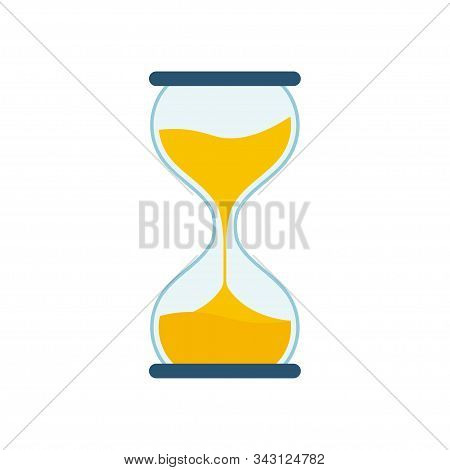 Hourglass Collection. Hourglass Timer Sand As Countdown. Vector Stock Illustration.