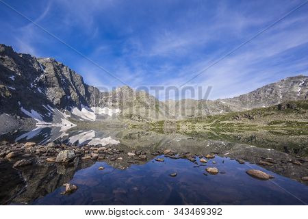 Alla-askir Lake. Altai Summer Landscape