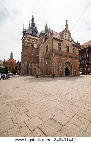 Gdansk, Poland - Juny, 2019. Gdansk Is The Historical Capital Of Polish Pomerania With Medieval Old