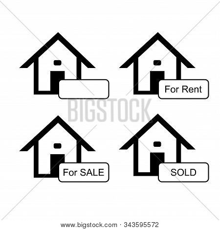Property Sign Using For Signing The House, Apartement, Building And Anything Else For Rent, Sale Or 