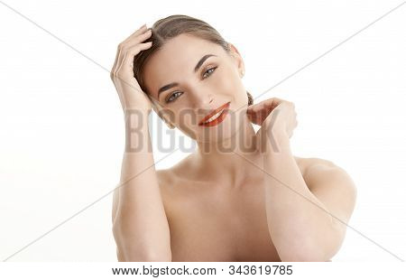Attractive Young Woman Face