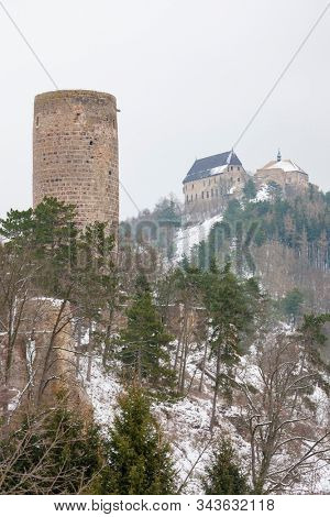 Tocnik and Zebrak two medieval castles in Czech Republic