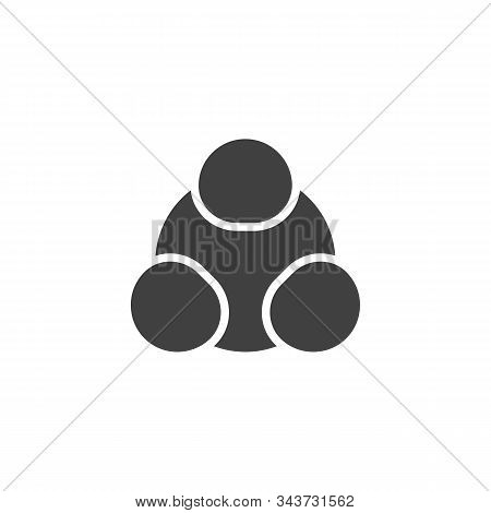 Nh3 Molecular Geometry Vector Icon. Filled Flat Sign For Mobile Concept And Web Design. Nh3 Ammonia 