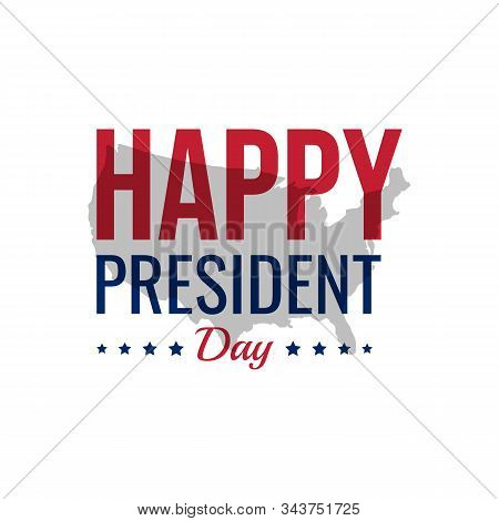 Happy President Day February Design Vector