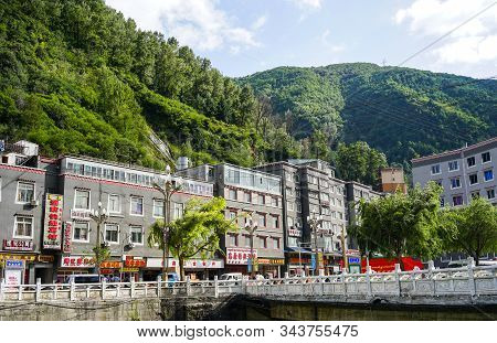 Cityscape Of Kangding, Garze Tibetan, China
