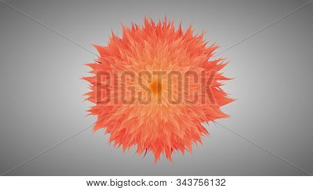 Beautiful Floral Design Illustration Using Blending Tool And Gradients