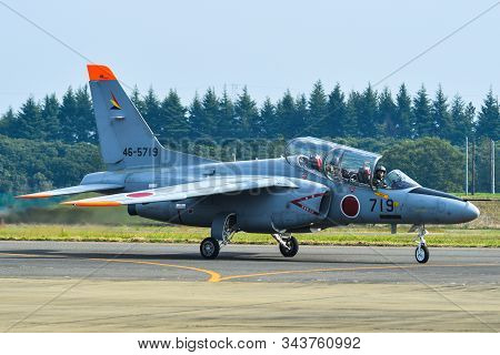 Military Aircraft For Display In Iruma Air Base