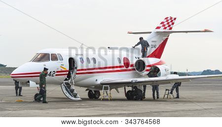 Military Aircraft For Display In Iruma Air Base